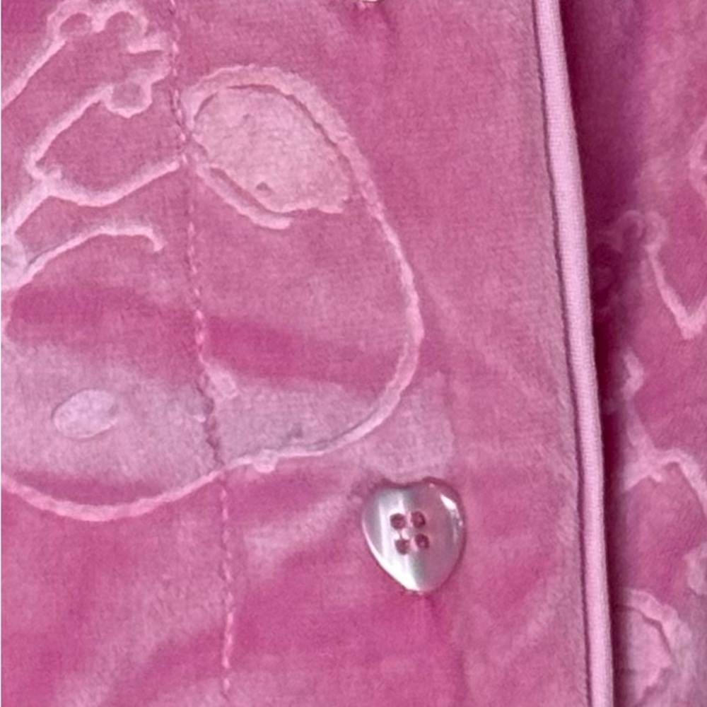 Munki Munki Pink Snoopy Pajama Top & Shorts - Picture 5 of 9